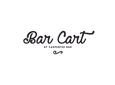 Bar Cart Logo art direction branding logo typography