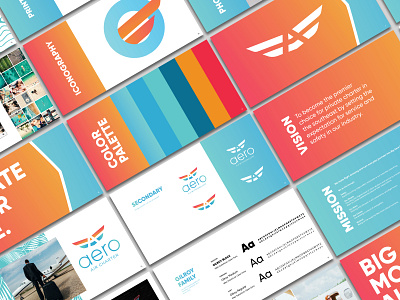 Aero Air Charter Brand Guidelines brand guidelines branding design identity branding identity design