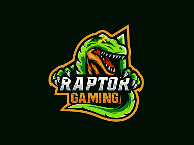 Raptor Gaming character design esports logo sports logo team vector