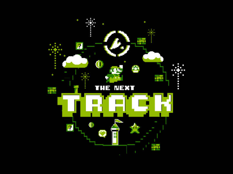 The Next Track 8bits mario pixel art super mario