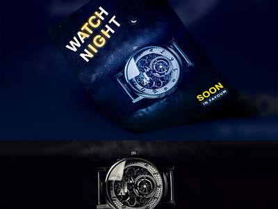 WATCH NIGHT app icon identity illustration illustrator lettering mobile ui ux website