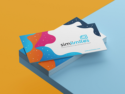 Business card for simlimites brand identity branding branding design brochure brochure design business card business cards card design design editorial design editorial layout graphic design graphicdesign