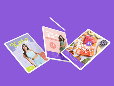 E-Book Keto no es dieta | Sally Tejada book color cooking design ebook editorial interactive design ipad mockups typo