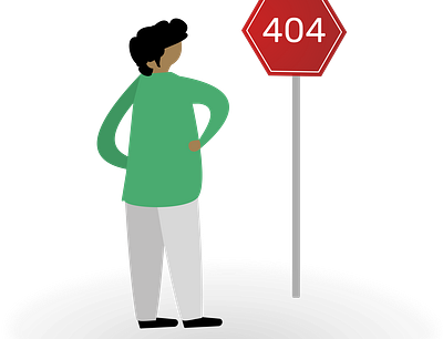 404 Human Figure Vector Art 404 404 error 404 error page design illustration sketch ui ux