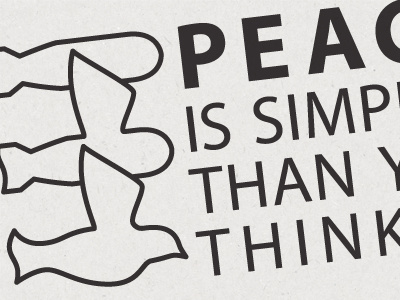 Peace Is Simpler Than You Think