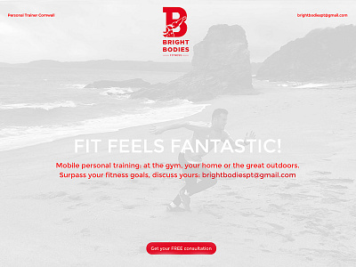 Bright Bodies Fitness: website design