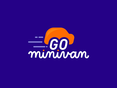 Gominivan branding cars design fast fun hand lettered illustration kids logo mom typography vector video content youtube