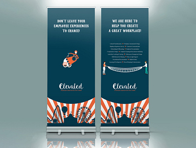 Roll up banner - Carnival theme banner ad banner design design event event booth event branding event collateral events graphic design illustration indesign photo editing photoshop print print design roll up banner roll ups typography