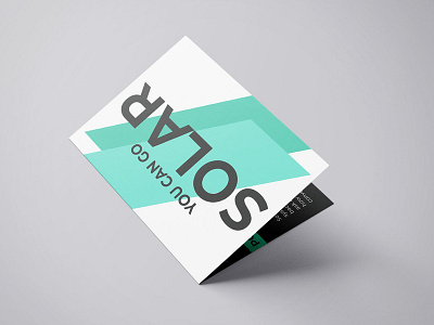 Edbec Solar advertising mockup print design