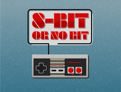 8-Bit or No Bit 8 bit affinity designer controller gaming illustration ipad ninentdo personal project retro tribute vector video games