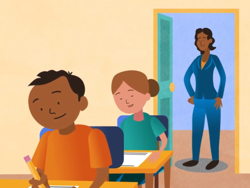 Ed Reports graphic character design design animation ipad motion graphics