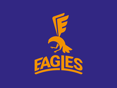 E for Eagles adobe illustrator american football animal baseball bird branding ci eagle graphic design logo logodesign logoinspirations logomark modernism patch sign sports symbol team