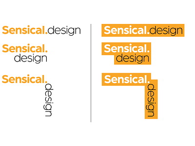 Sensical.Design logo branding graphic design logo logo design