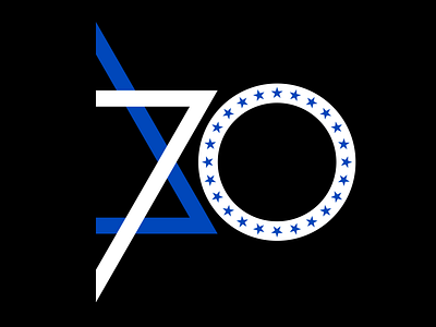 Logo for Israeli Embassy anniversary branding israel logo design logotype vector