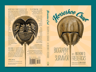 Horseshoe Crab Cover book cover cover graphic design print