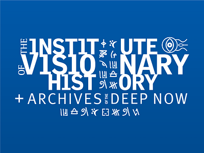Institute of Visionary History logo branding graphic design logo logo design theater branding