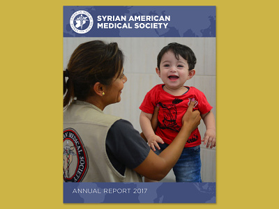 SAMS Annual Report cover annual report annualreport cover graphic design medical nonprofit nonprofits