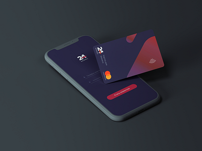 Business card app banking business business card business card template card clientbanking design minimal mobile mobile app mobile design money money card moneycard online banking ui vector