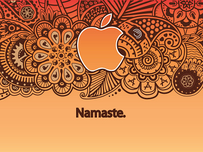 Apple India store illustration - Concept 2020 adobe illustrator apple illustraion logo pattern vector