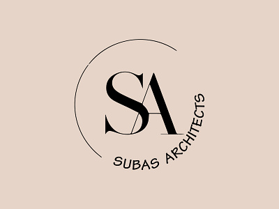 Subas Architects logo_Branding 2021 adobe illustrator adobe photoshop art branding design digital art illustration logo vector
