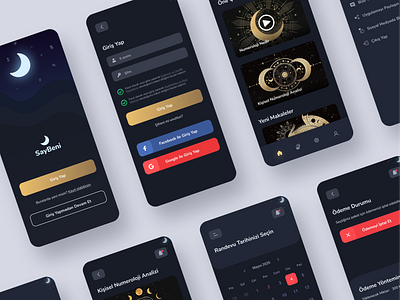 Numerology Mobile App Design