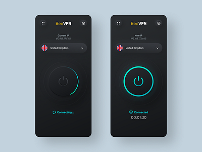 VPN Mobile App Concept