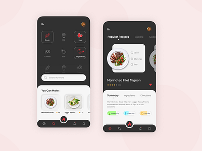 Recipe App Design