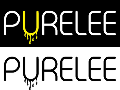 Purlee fruits juicing branding logo