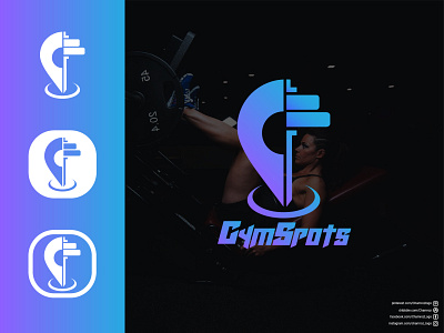 Gym App Logo Design branding graphic design logo