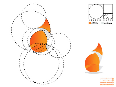 Golden Ratio Fox Logo