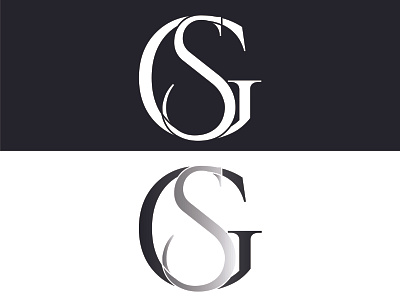 Gs Text Logo branding design flat icon illustration lettering logo logodesign logos minimal minimalist logo vector