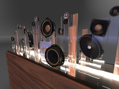 Speaker Art Display Rendering design design art industrialdesign keyshot rendering speaker