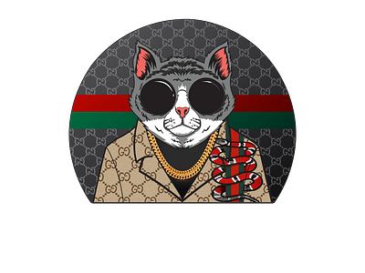 "GUCCI CAT" LOGO CONCEPT