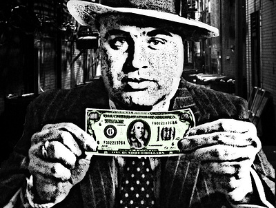 "Money Capone" Image Manipulation branding design graphic design illustration imagemanipulation logo packagedesign typography vector