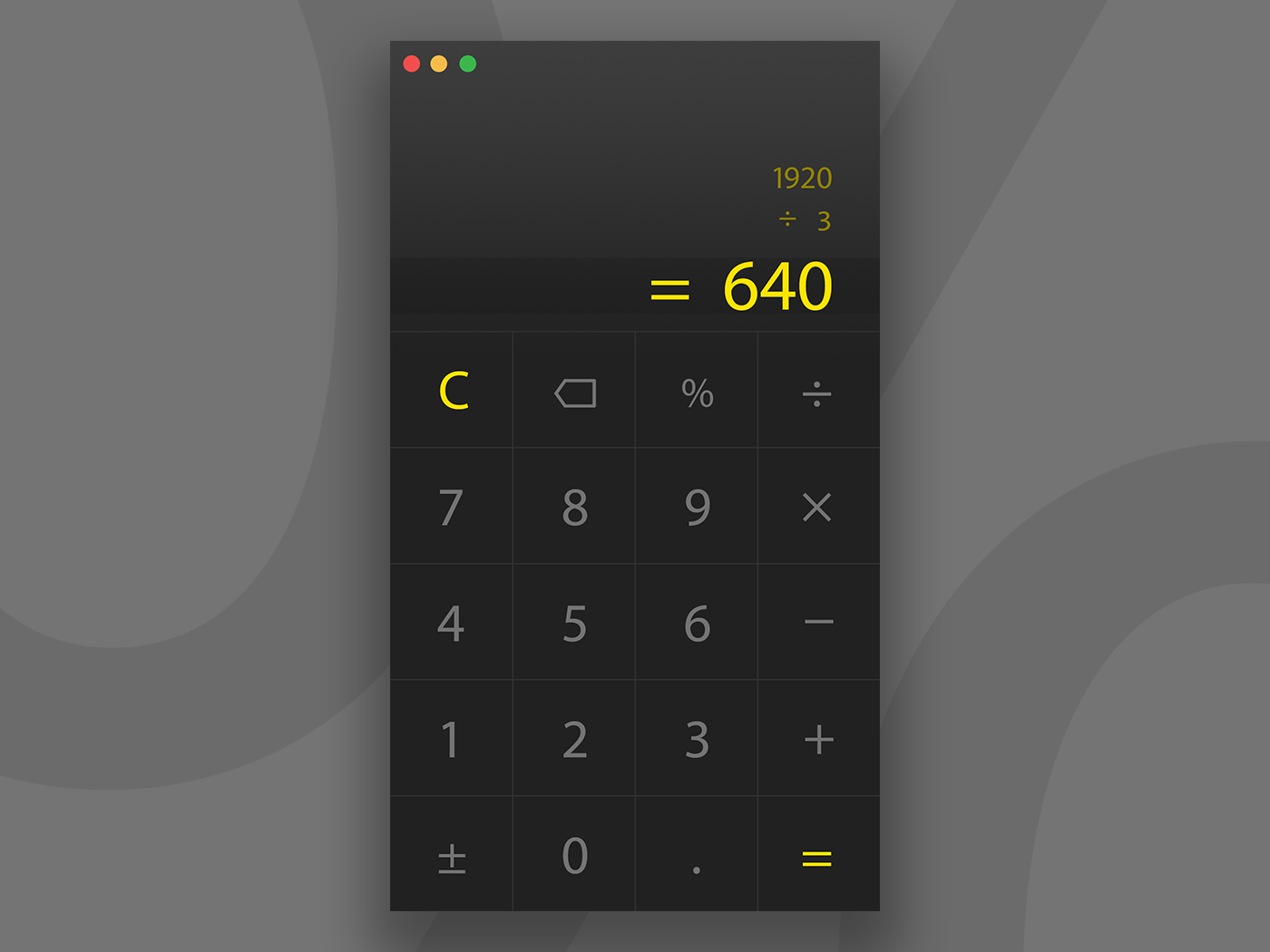 Daily UI Challenge :: Day 4 - Calculator by Arianna Giordano on Dribbble