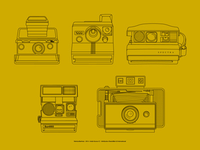 5 vintage polaroids Icons freebie vintage icons psd vector polaroids freebie pack details