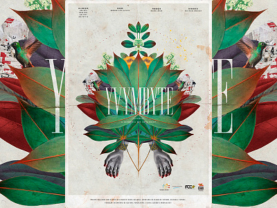 YVYMBYTE - Documentário Indígena collage design documentary illustration indigenous movie poster