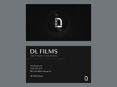 DL FILMS Business Card Design