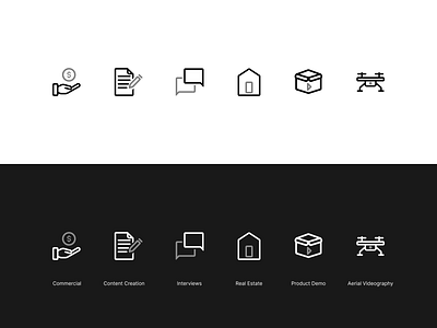 Video Content Icons