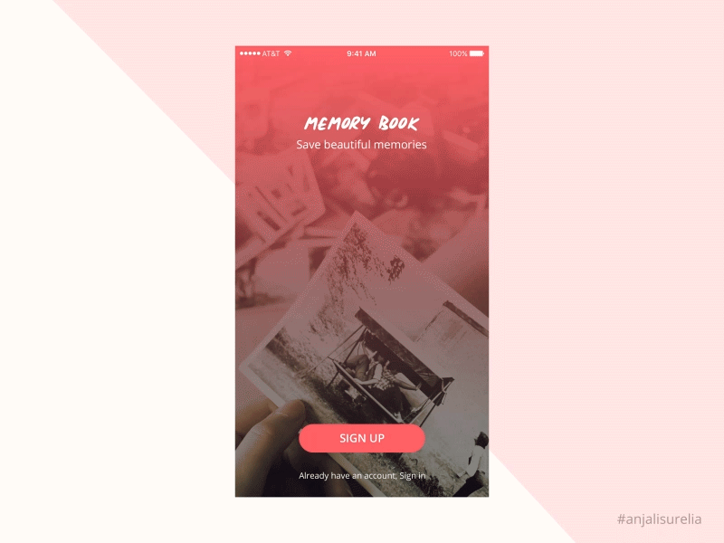 Daily UI challenge #001 — Signup