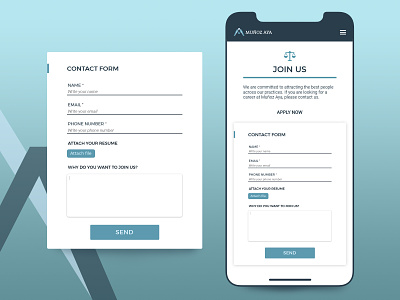 Contact Form contact form interface ui ux