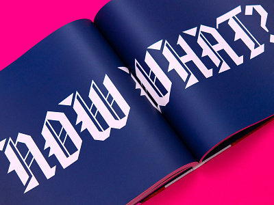 Section Break Spread book design editorial typography
