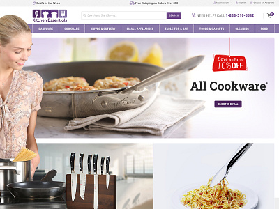 Kitchen Essentials ecommerce ecommerce design ecommerce website ecommerce website design kitchen kitchenware webdesign website website design