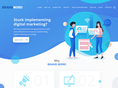 Brand Word brand business crm crm software development web web design website website design wordpress