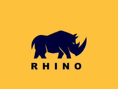 rhino animation branding rhino rhino logo rhino3d rhinoceros rhinos typography ui ux vector