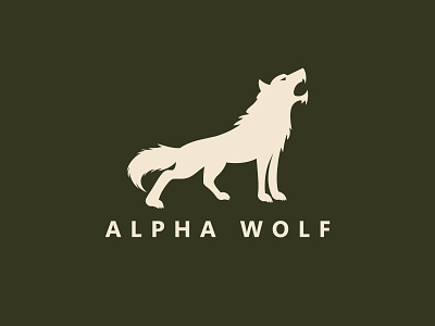 wolf logo alpha wolf animation app branding design logo ui ux vector wolf wolf logo wolfpack