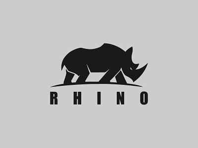 rhino logo app branding design logo rhino rhino logo rhino3d rhinoceros rhinos typography ui ux vector