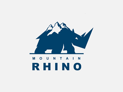 Rhino Logo animation branding design graphic design illustration logo motion graphics residential rock typography ui ux vector