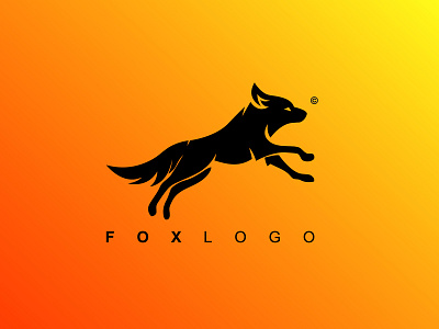 Fox Logo creative fox creative logo orange fox