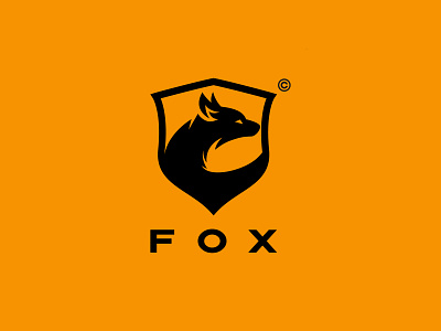 Fox Logo creative design graphic design orange fox ui ux